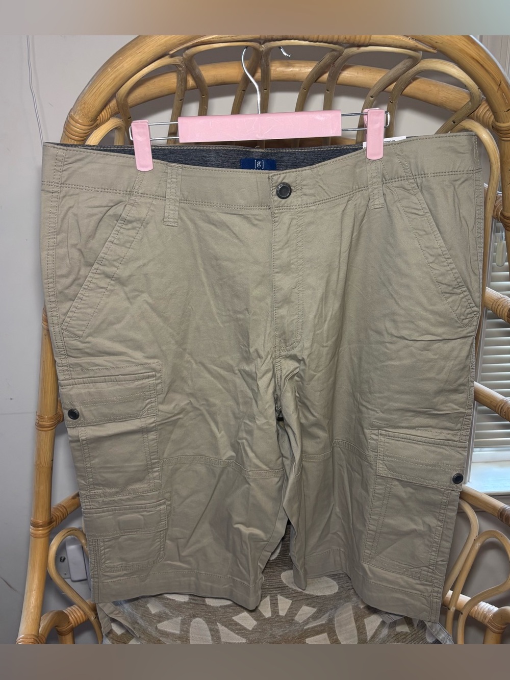 George Men's Cargo Shorts — Khaki
